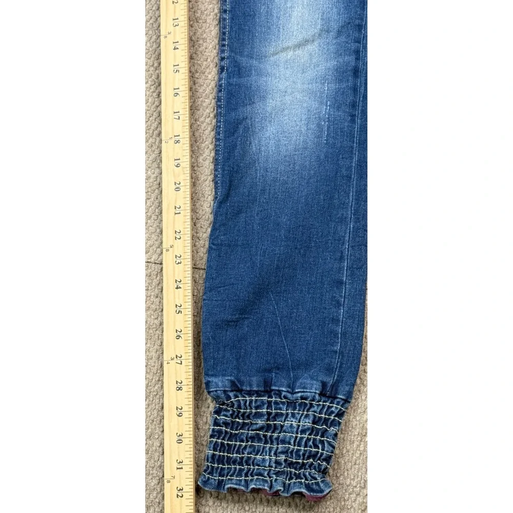 Desigual Rainbow The Pun Slim Pit Women‎ Jeans Size 28 (Actual 28x32)